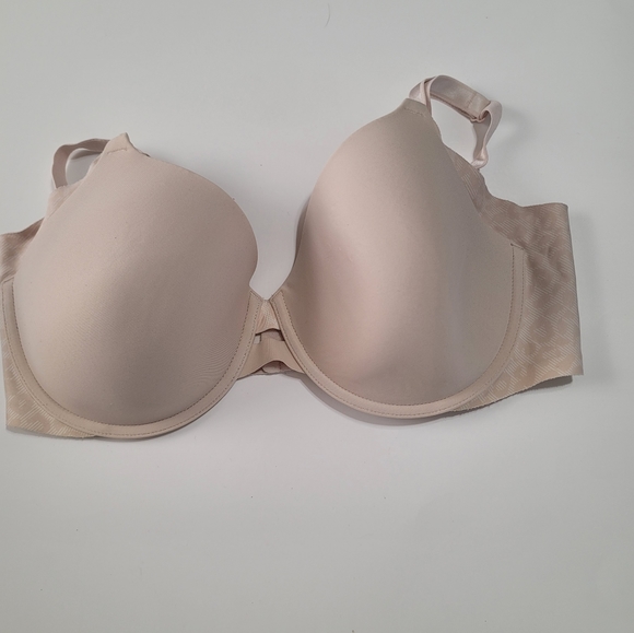 Warners Bra size 38D bra Push Up‎ Style Nude Tan Stretch EUC - Picture 1 of 5